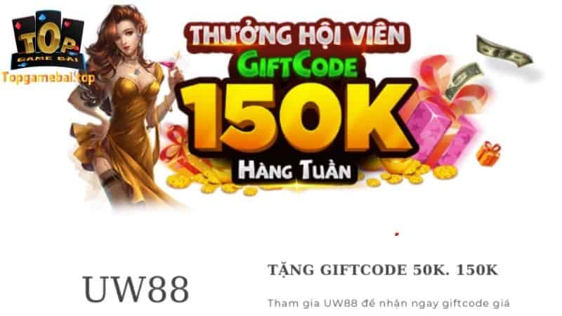 Giftcode Uw88 có đa dạng và thường xuyên hay không?