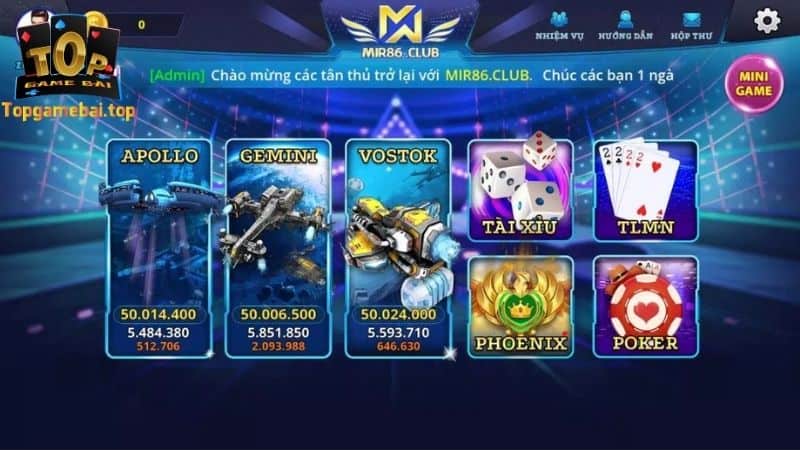 Hệ Thống Game Phong Phú Tại Mir86