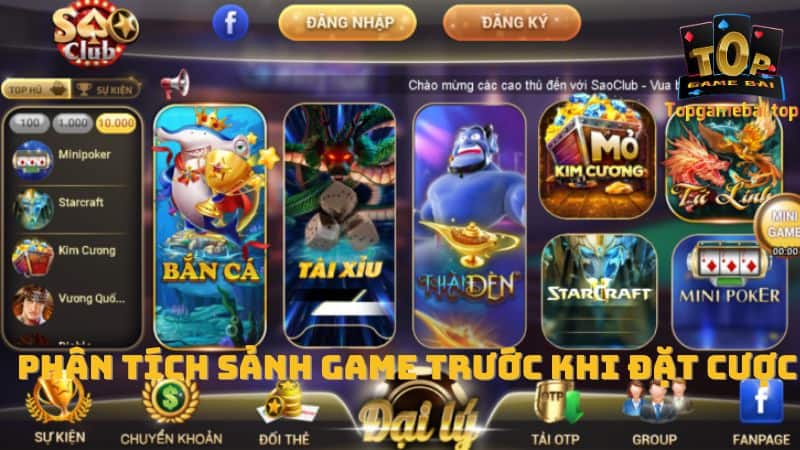 Phân tích sảnh game trước khi đặt cược - Bước quan trọng không thể bỏ qua!