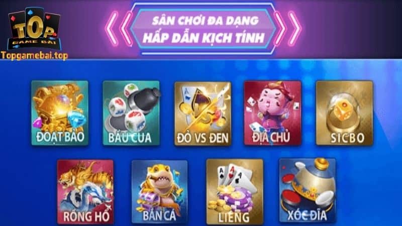 Trò chơi đa dạng và phong phú tại Iwin