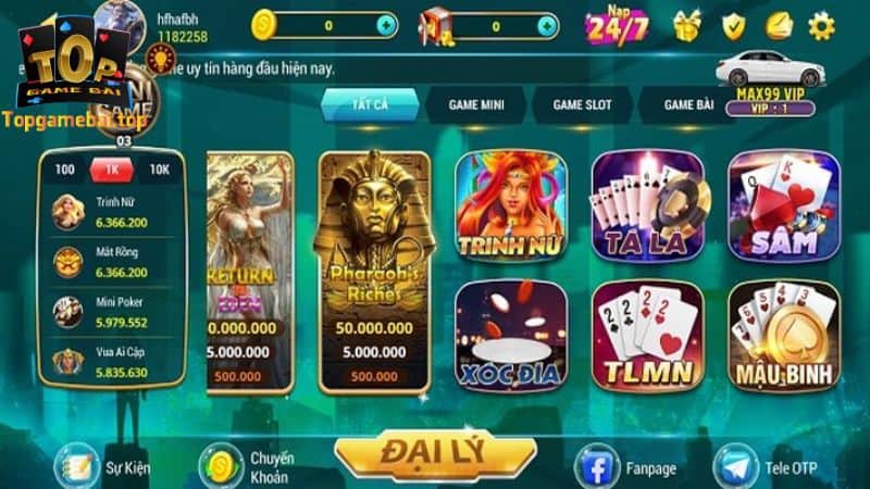 Nổ hũ Max99 tựa game siêu kinh điển